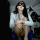 A beautiful masked Italian girl takes a soft shit and a power piss on camera as she talks to us. Presented in 720P HD. About 13 minutes.
